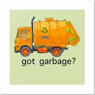 Garbage Truck Posters and Art